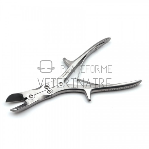 PINCE GOUGE LUER 4 ARTICULATIONS CBE 22 CM